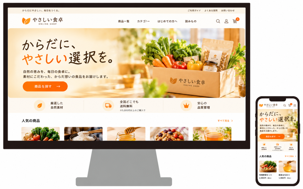 ECサイト_サンプル