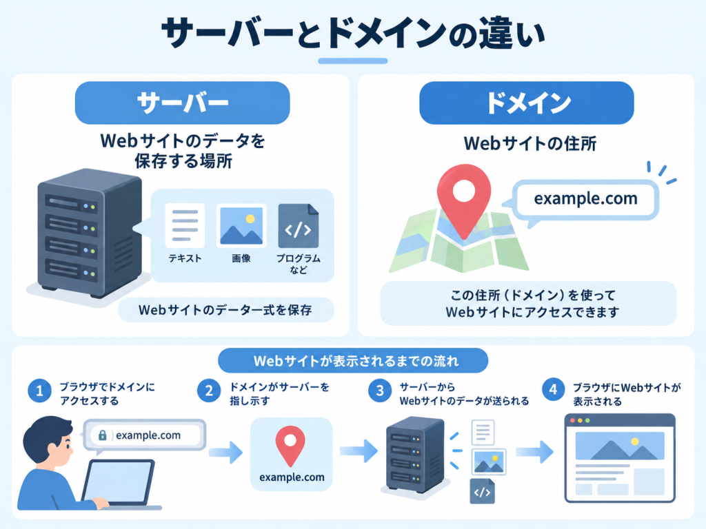 サーバーとドメイン